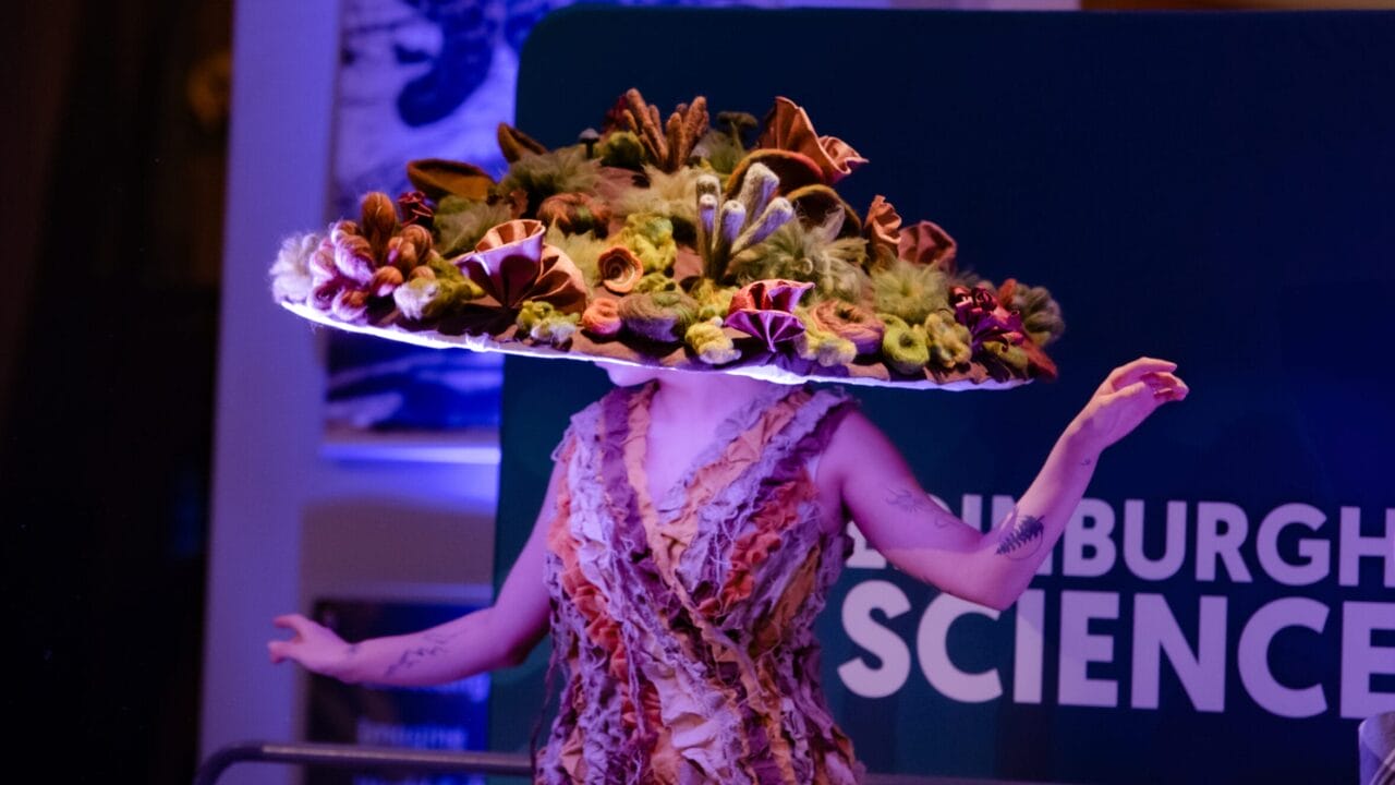 Students from the Edinburgh College of Art dazzled us with a biomaterial costume show at Growing Home After Hours